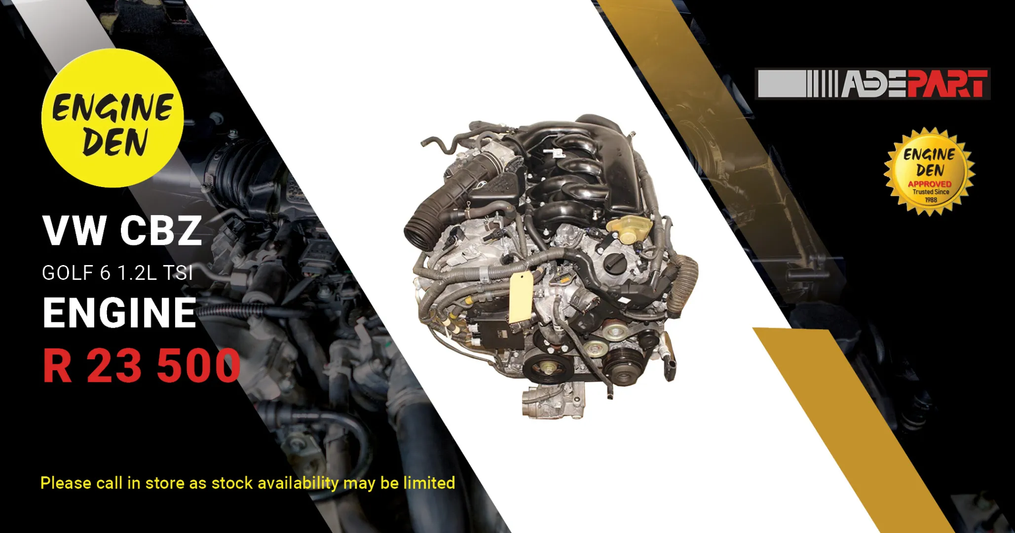 VW CBZ Golf 6 1,2L TSI engine | Engine Den