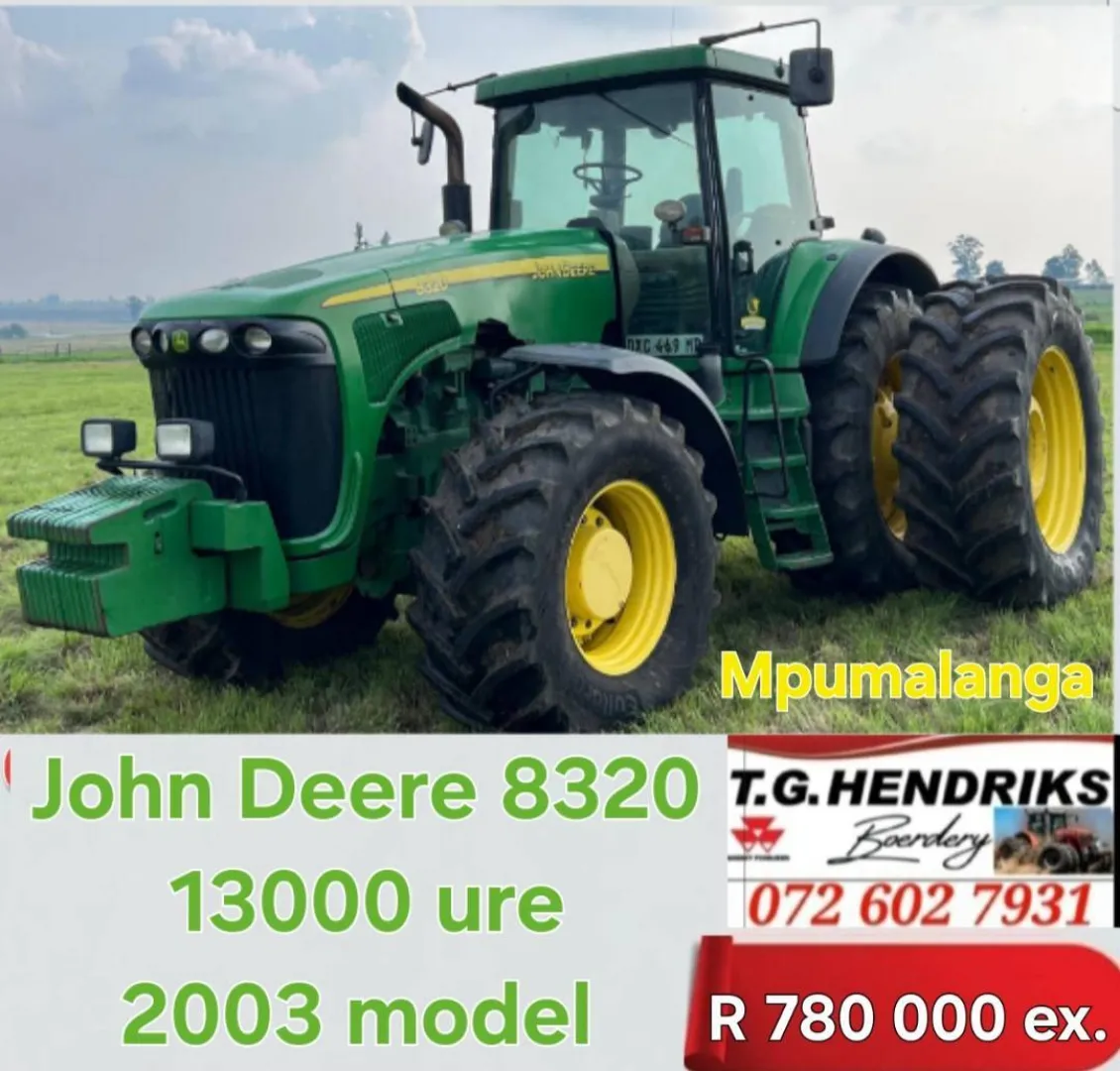 John Deere 8320 13000 ure / 2003 model | T.G. Hendriks