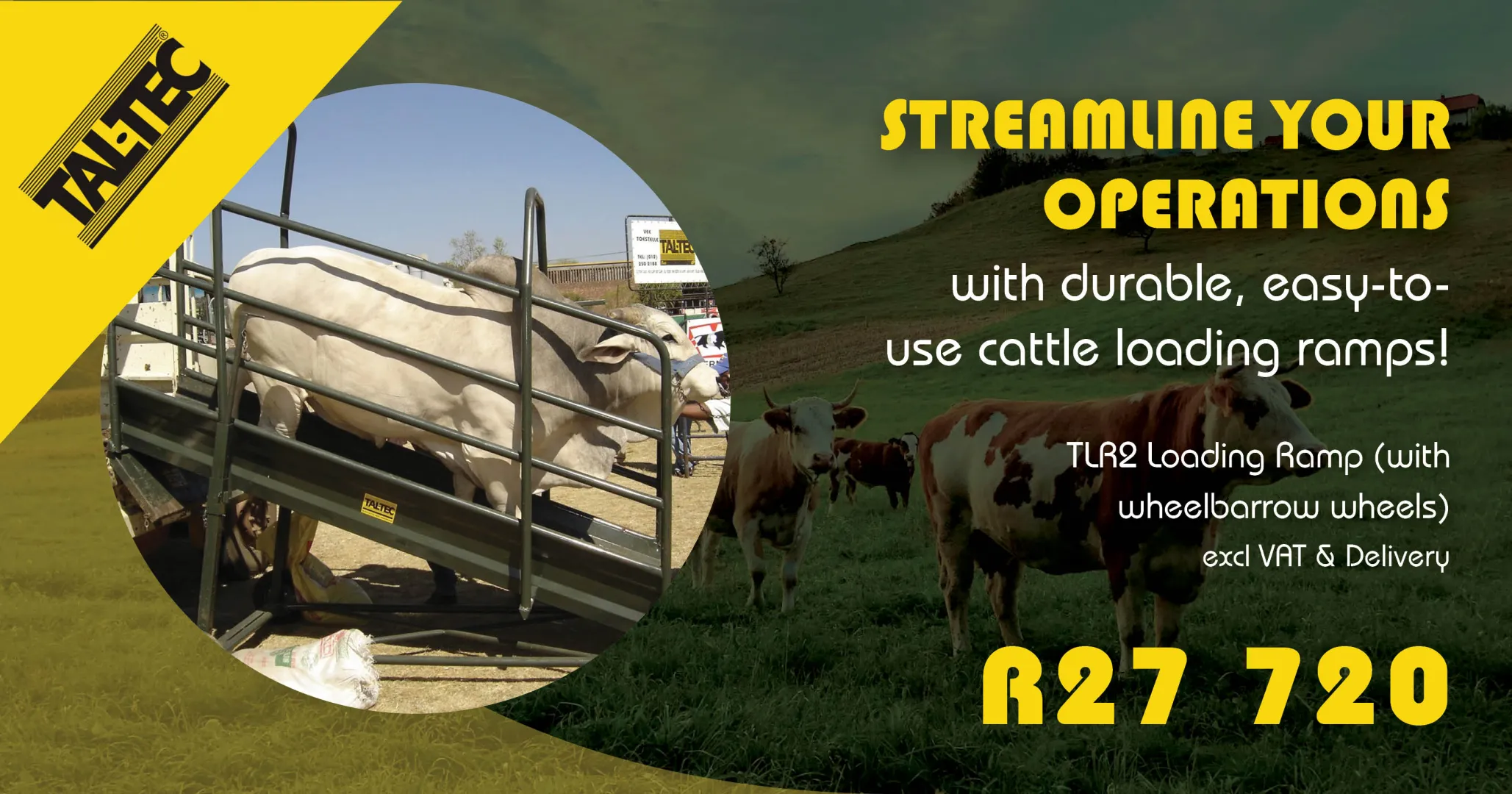 Streamline your operations with durable, easy-to-use cattle loading ramps! | Tal-Tec
