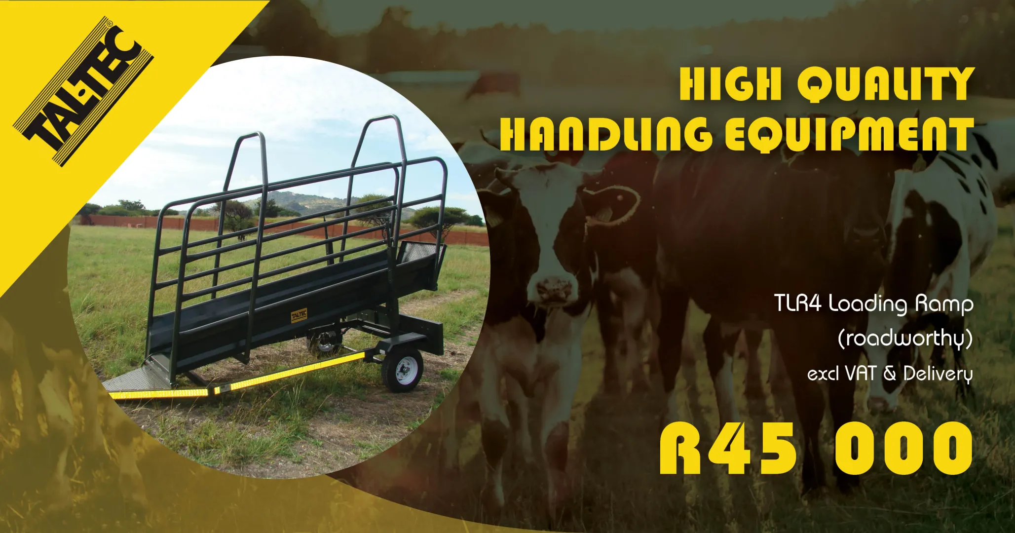High quality handling equipment | TLR4 Cattle Loading Ramp (Roadworthy) | Tal-Tec