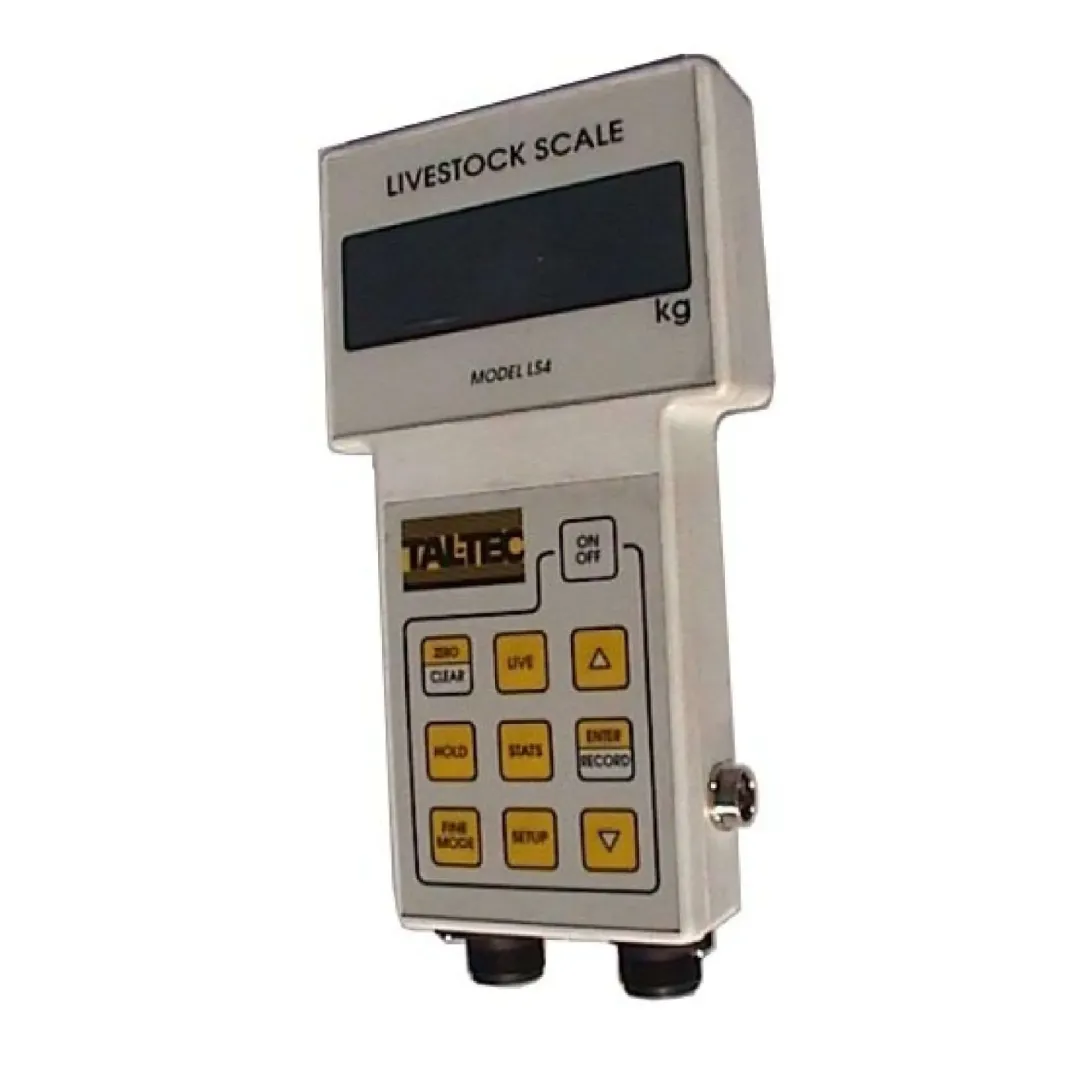 The LS4 instrument display device only shows weight readings | Tal-Tec