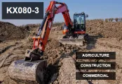 KX080-3 Kubota excavator | Smith Power Equipment