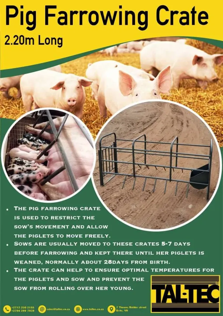 The Pig Farrowing Crate | Tal-Tec