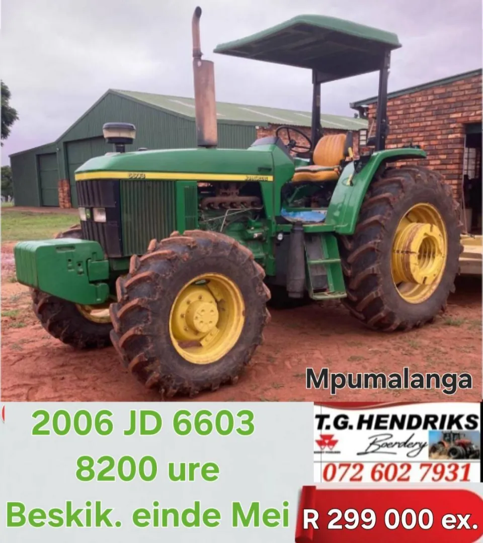 2006 John deere 6603 / 8200 ure | T.G. Hendriks