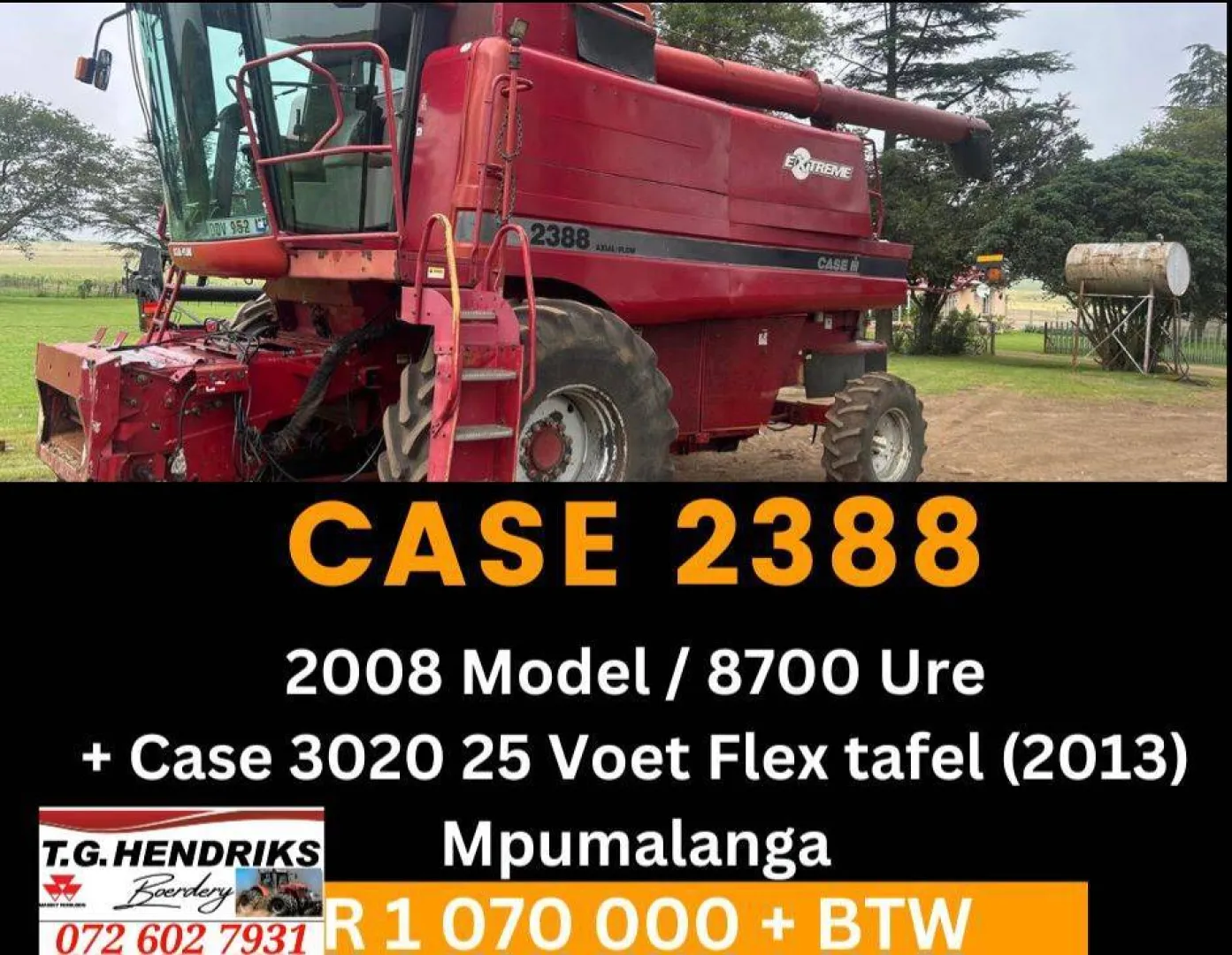 Case 2388 2008 model / 8700 ure | T.G. Hendriks