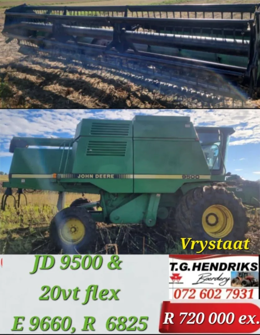 John Deere 9500 &amp; 20vt flex / E 9660 / R 6825 | T.G. Hendriks