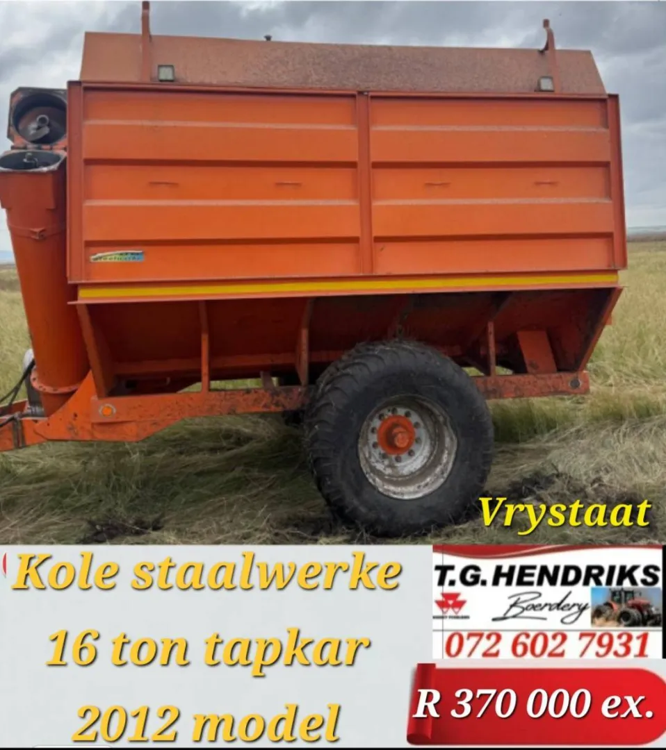 Kole staalwerke 16 ton tapkar 2012 model | T.G. Hendriks