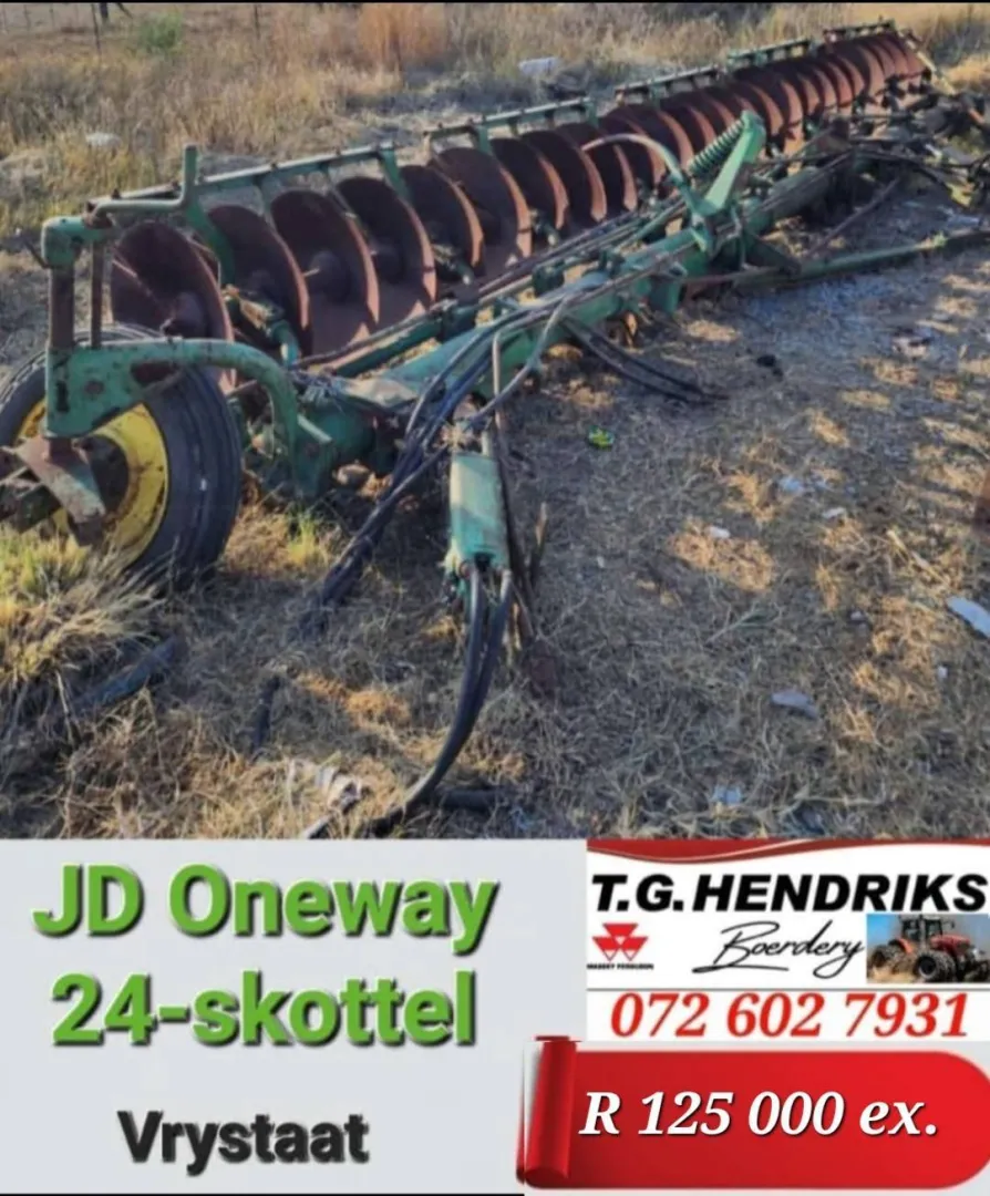 John Deere oneway 24 skottel | T.G. Hendriks