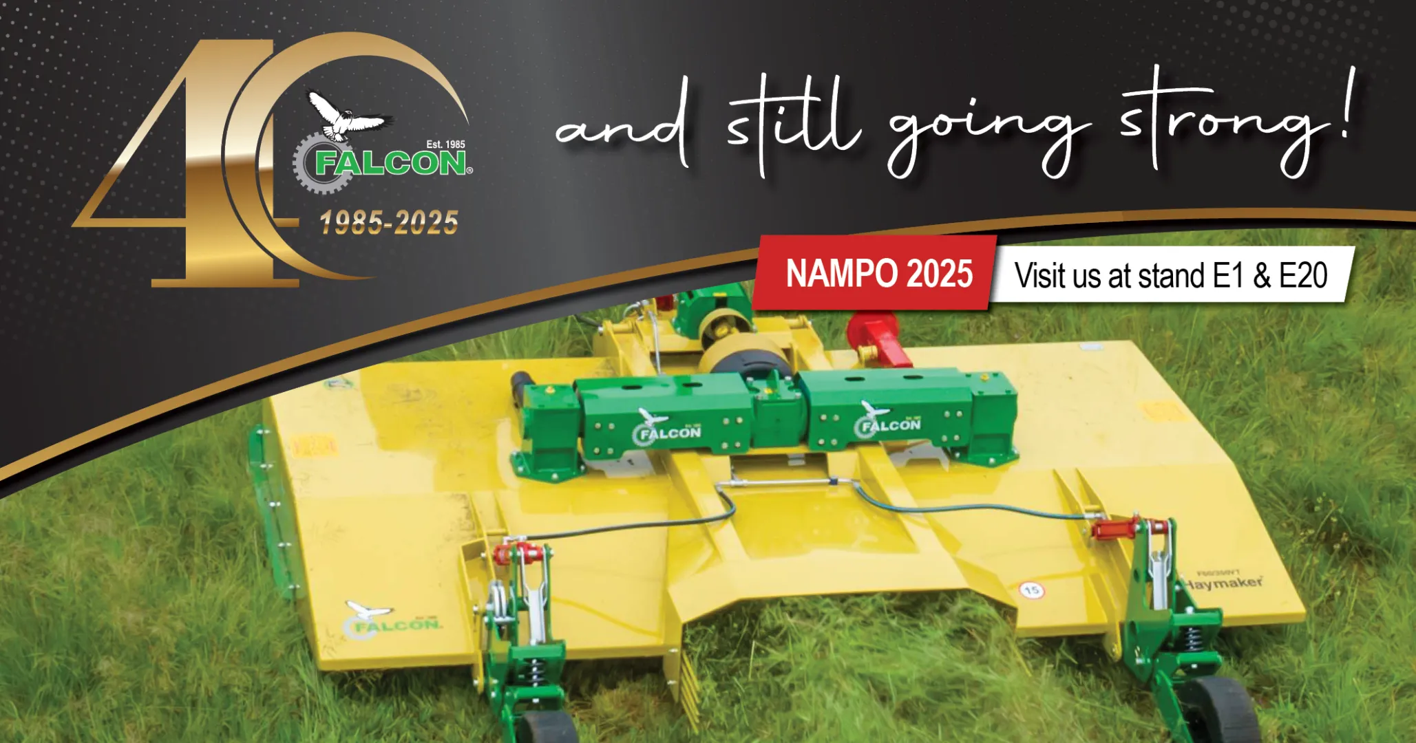 Falcon Equipment is at NAMPO 2025 – Don’t Miss It! | Stands E1 &amp; E20