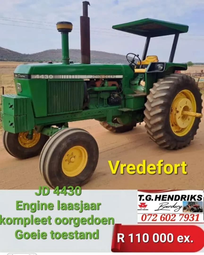 John Deer 4430 | T.G Hendriks boerdery