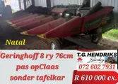 Geringhoff 8 ry / 76cm | T.G. Hendriks
