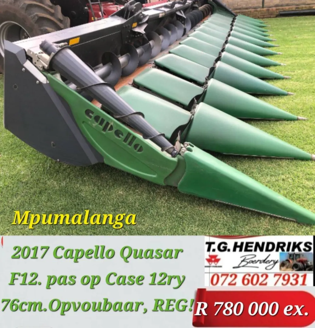 2017 capello quasar F12 | T.G. Hendriks
