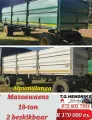 Massawaens 18 ton / 2 beskikbaar | BTW Uitgesluit