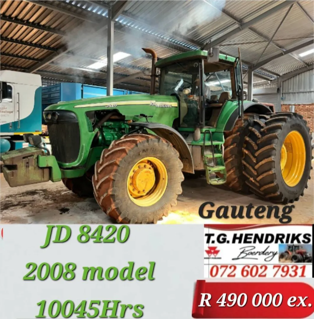 John deere 8420 / 2008 model / 10045 hrs | T.G. Hendriks