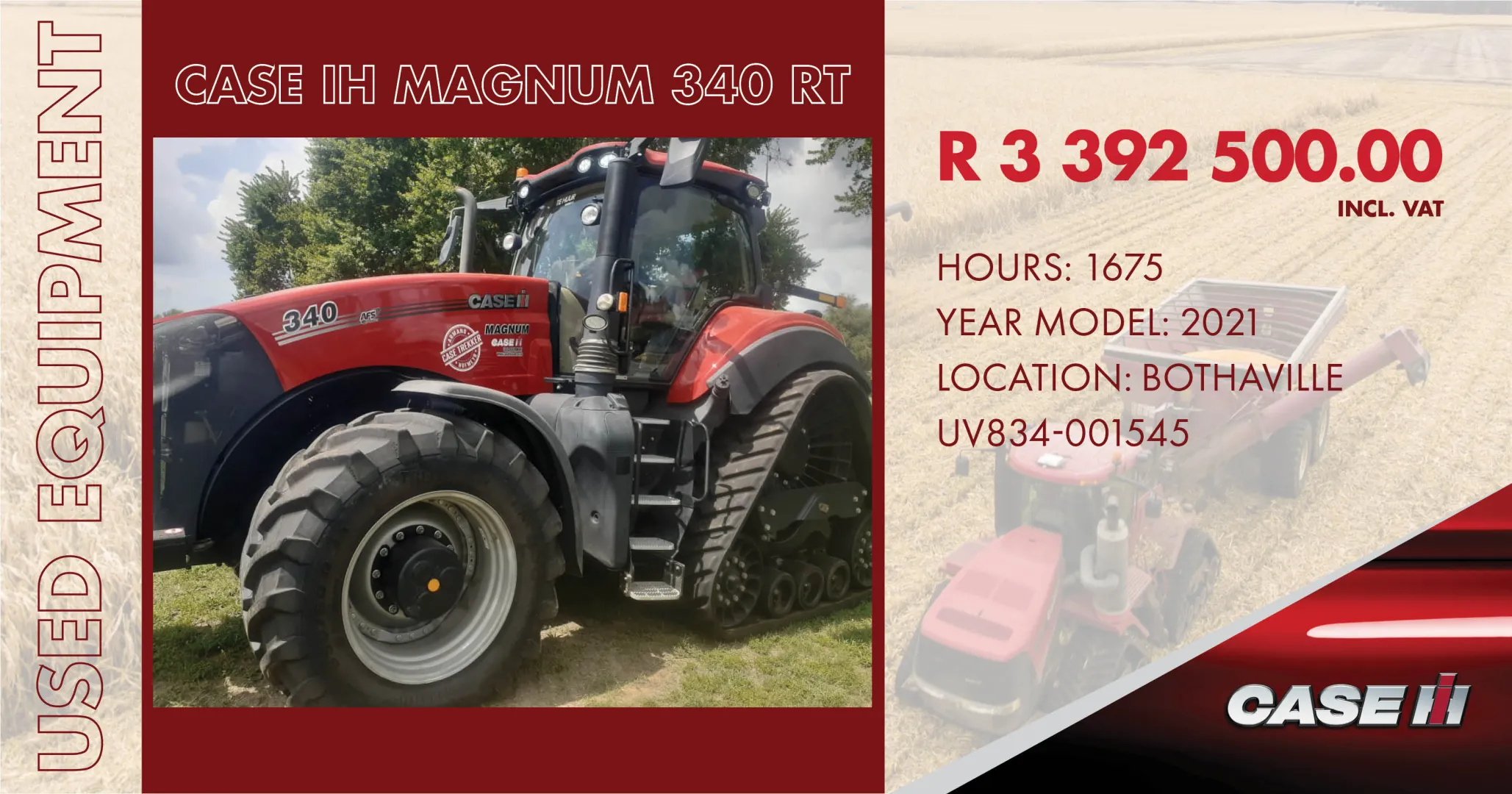 CASE IH MAGNUM 340 RT | CASE IH / Used Equipment