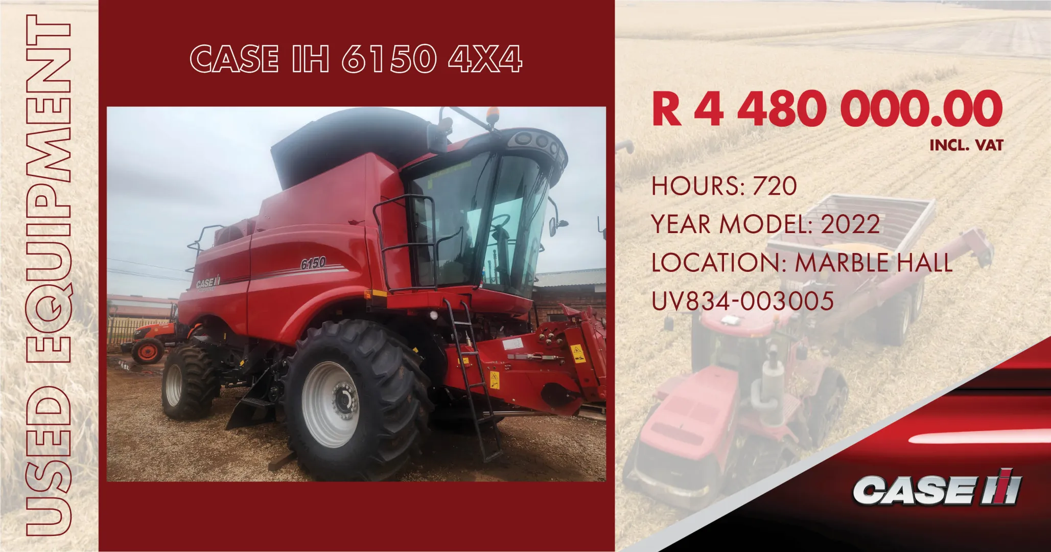 CASE IH 6150 4X4 | CASE IH / Used Equipment