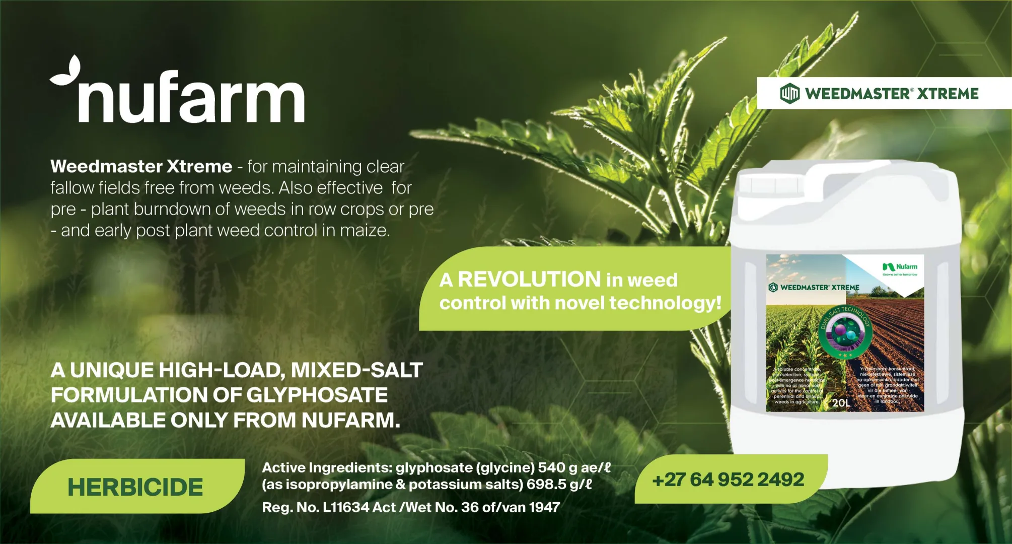 Weedmaster® Xtreme – Power through weeds with Nufarm