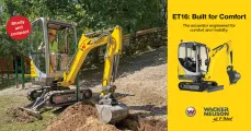 Tracked Conventional Excavator ET16: Sturdy and compact | Wacker Neuson