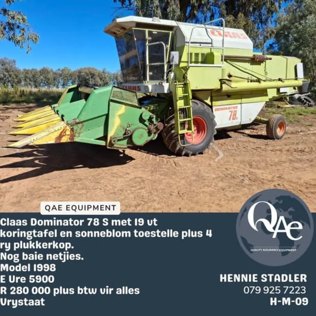Claas Dominator 78 met 19vt tafel | QAC Equipment