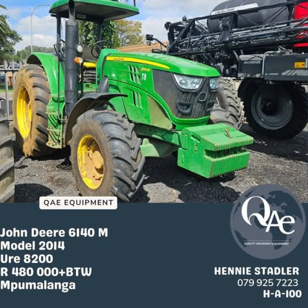 John Deere 6140M 2014 Model  | QAC Equipment