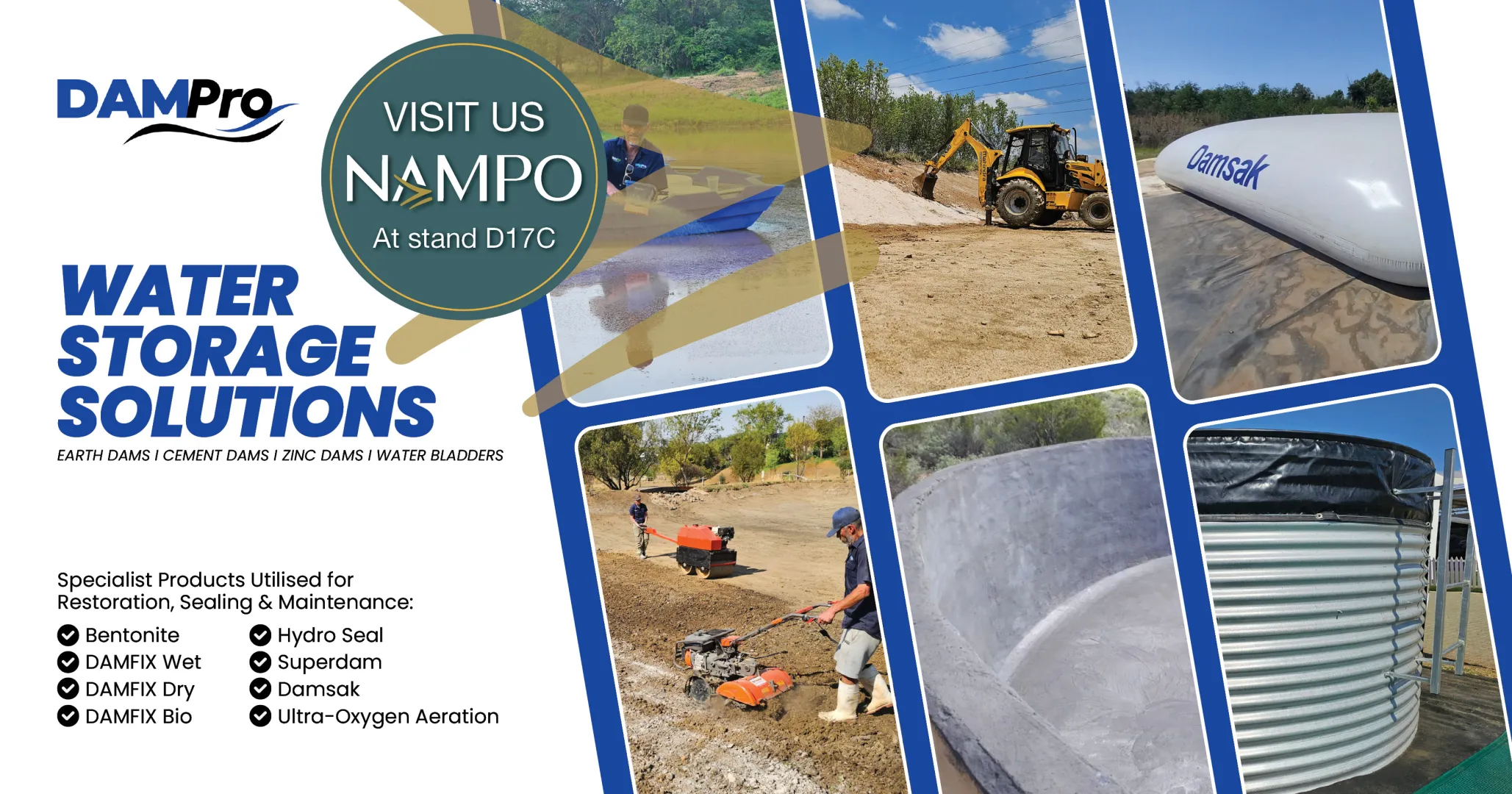 Visit us at NAMPO 2025! | Stand D17C | DamPro