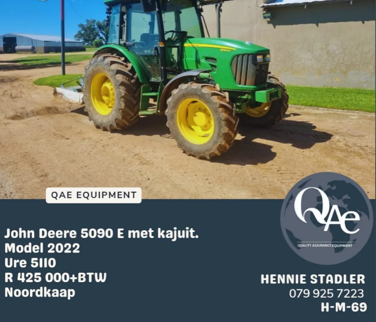 John Deere 5090 E met kajut |  QAC Equipment