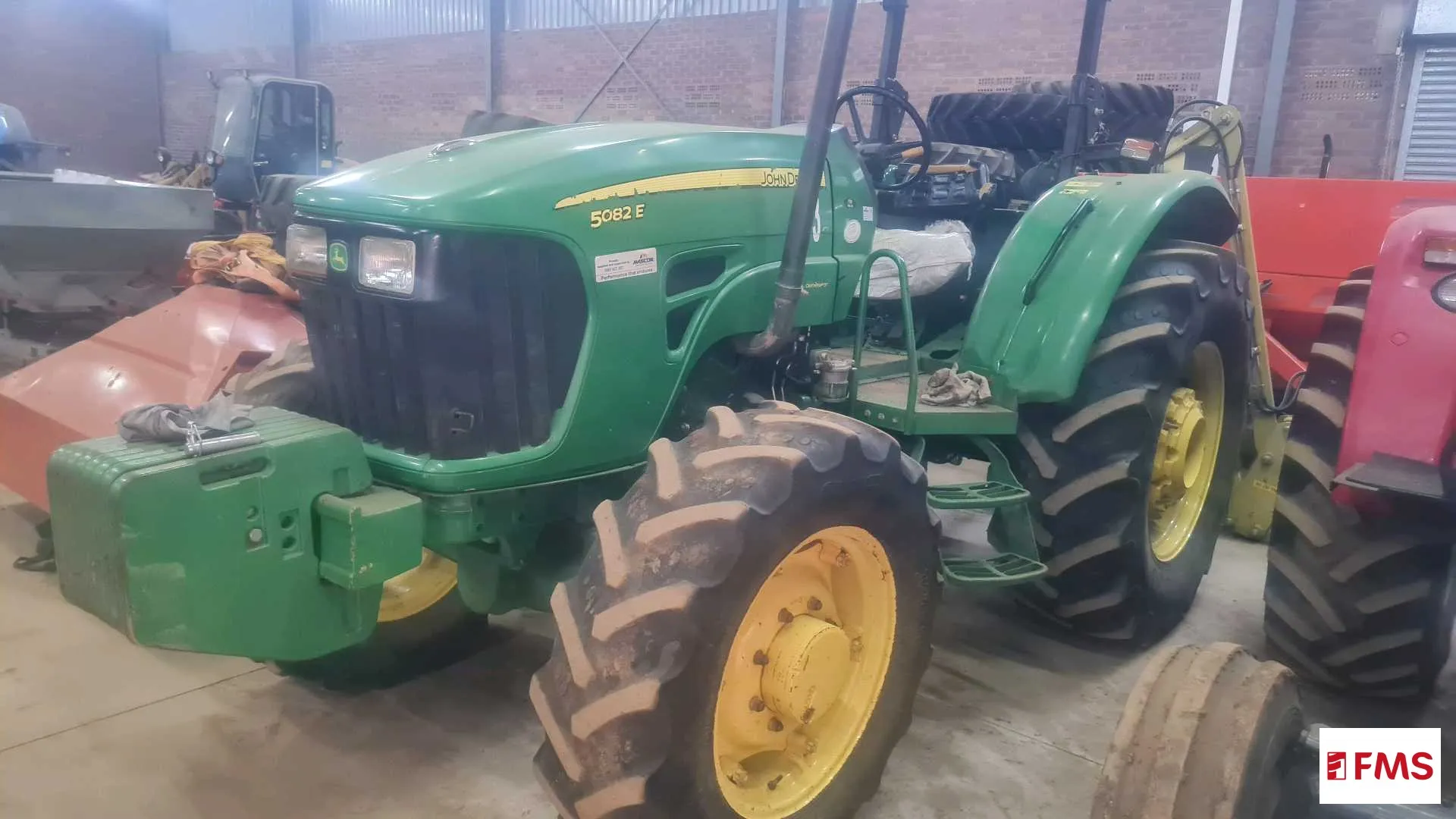 John Deere 5082e Pr 4wd Oos Fms332