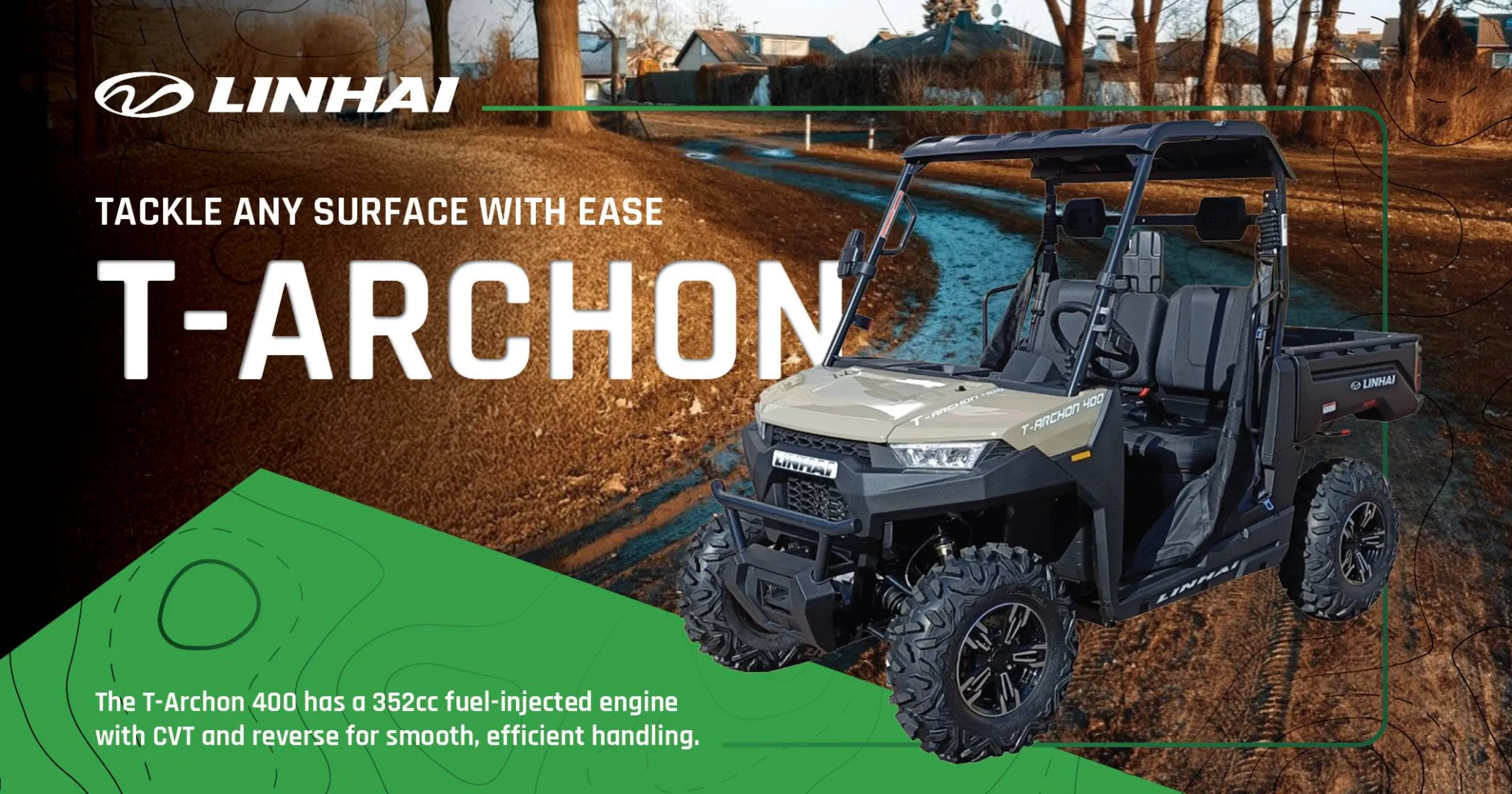 Tackle any surface with ease | Linhai T-Archon | Smith Power Equipment