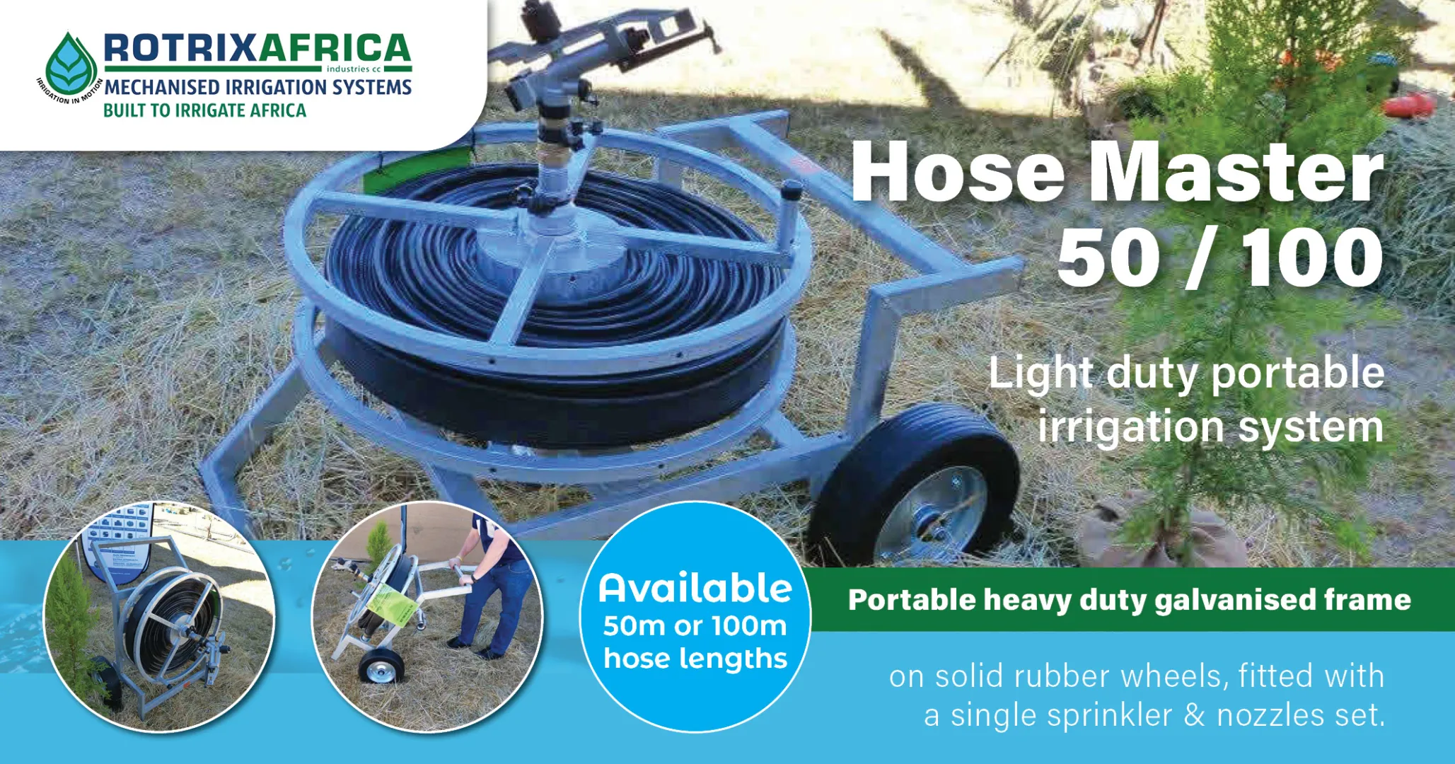Hose Master 50 / 100 | Water Wright Irrigation – trusted Rotrix partner