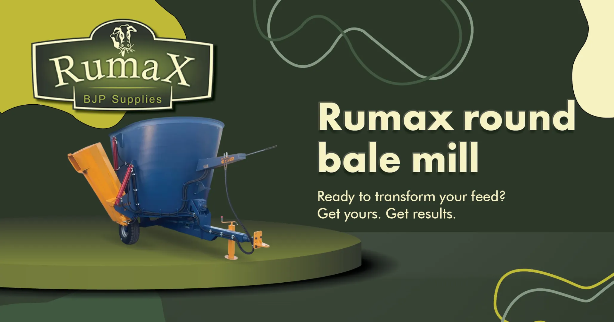 Rumax Round Bale Mill – High-Capacity Milling for Large-Scale Operations | Rumax
