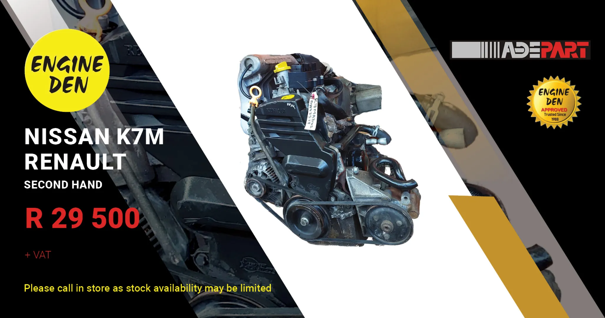 Nissan K7M Renault (second hand) | Engine Den