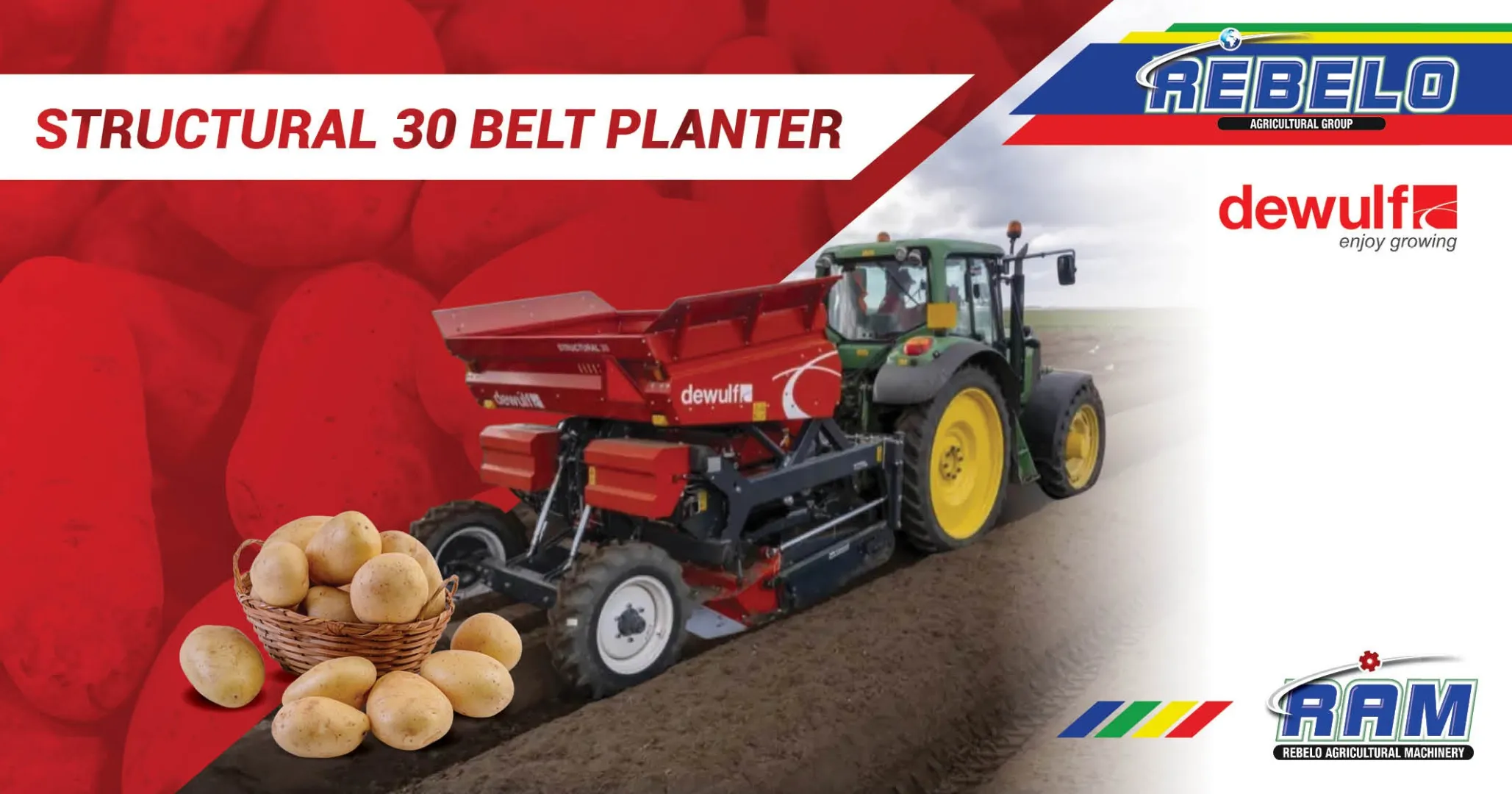 Dewulf Structural 30 belt planter | Rebelo Agricultural Group