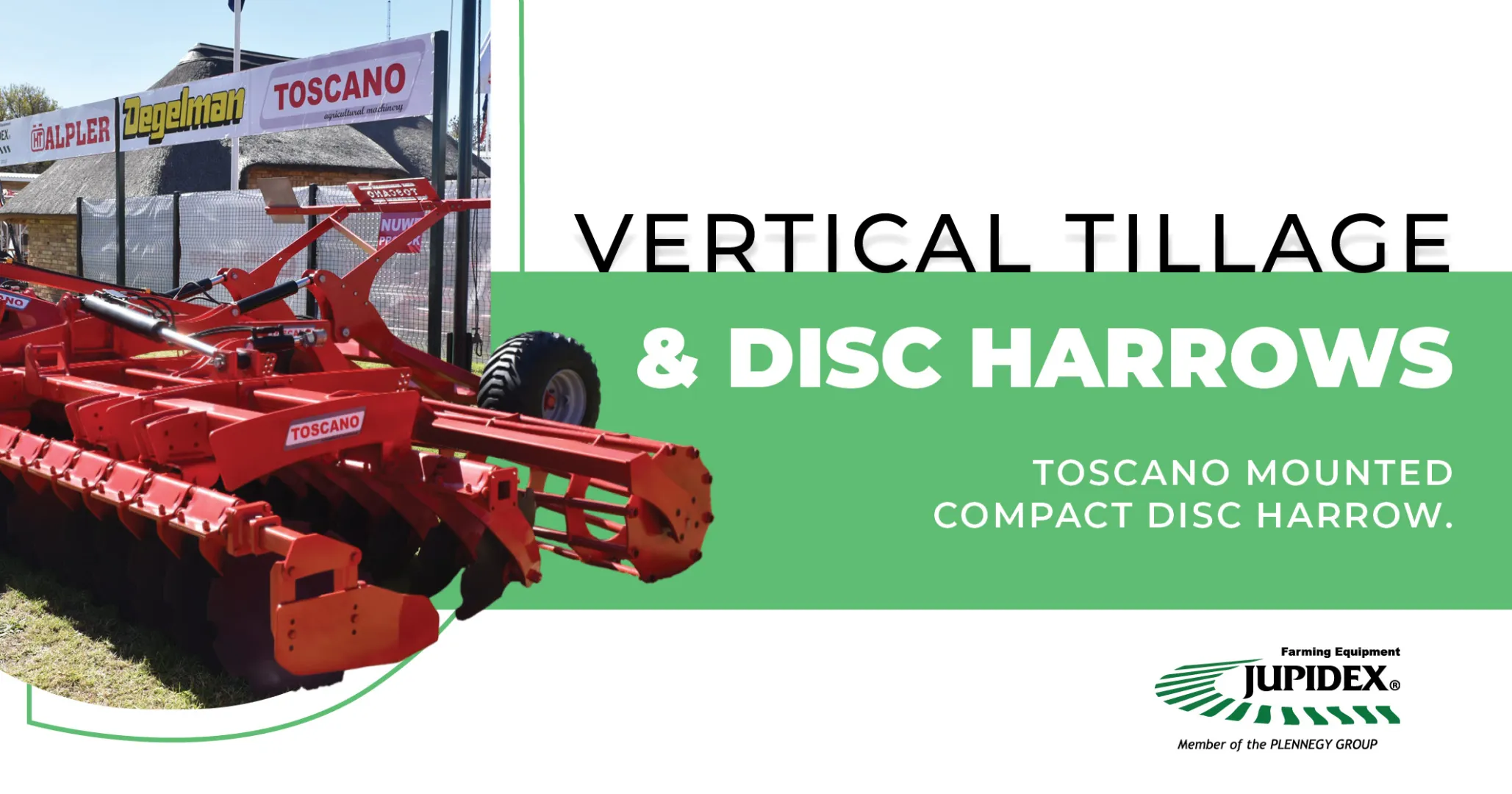 Vertical tillage &amp; Disc Harrows | Toscano Mounted compact disc harrow | Jupidex