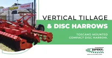 Vertical tillage & Disc Harrows | Toscano Mounted compact disc harrow | Jupidex