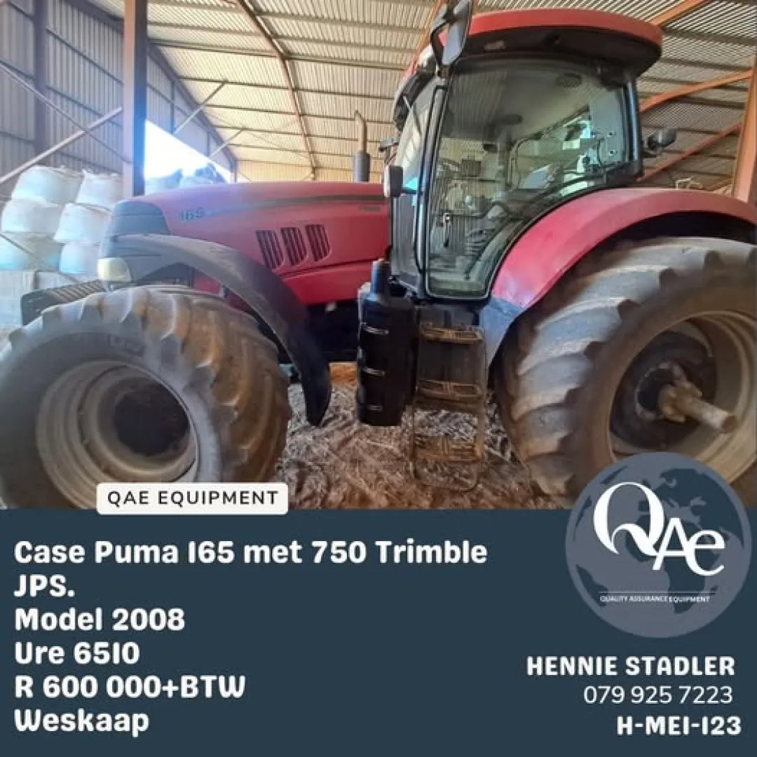 Case Puma 165  2008 Model |  QAC Equipment