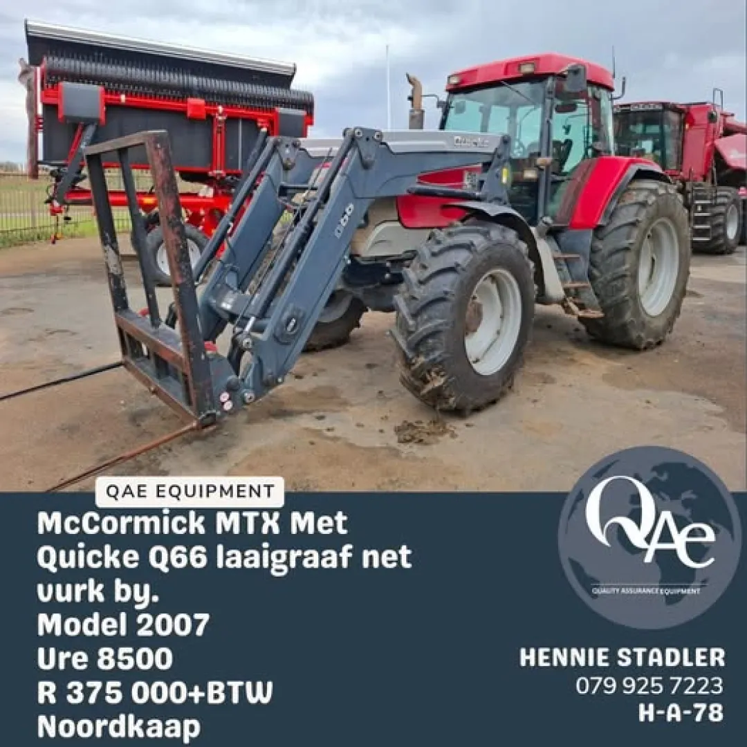 McCormick MTX with loader 2007 Model |  QAC Equipment