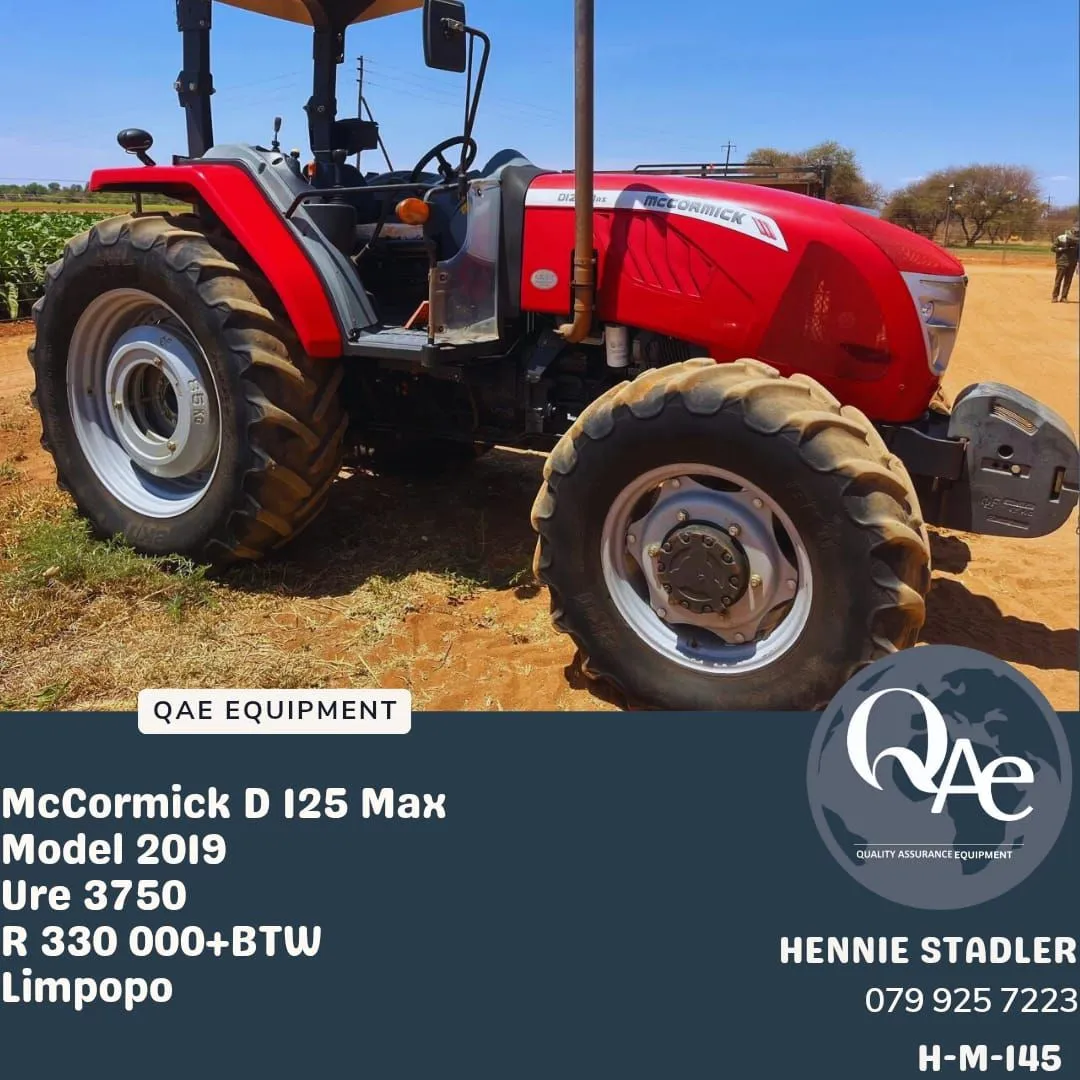 McCormick D125 Max 2019 model | QAC Equipment