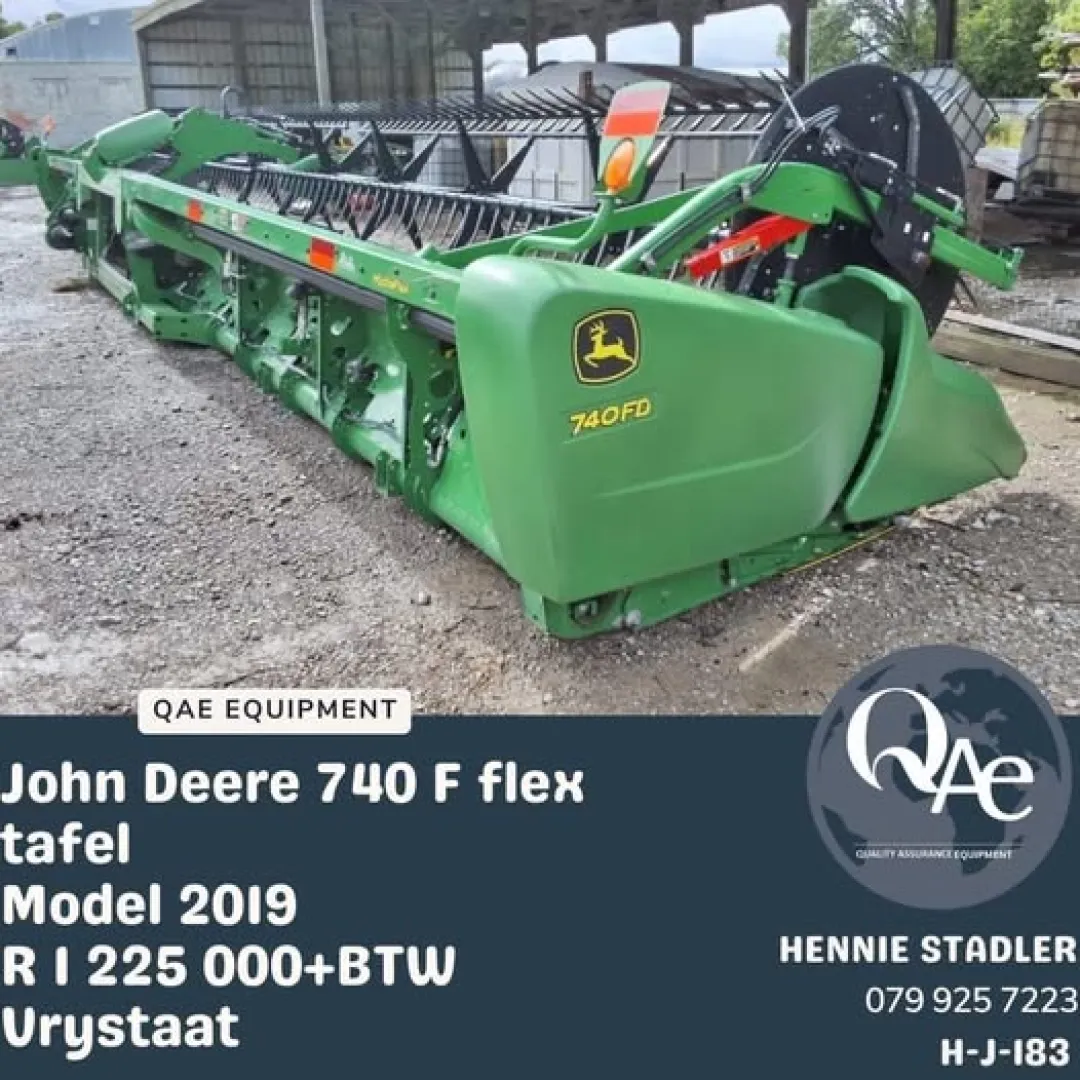John Deere 740F Flex Tafel | QAC Equipment