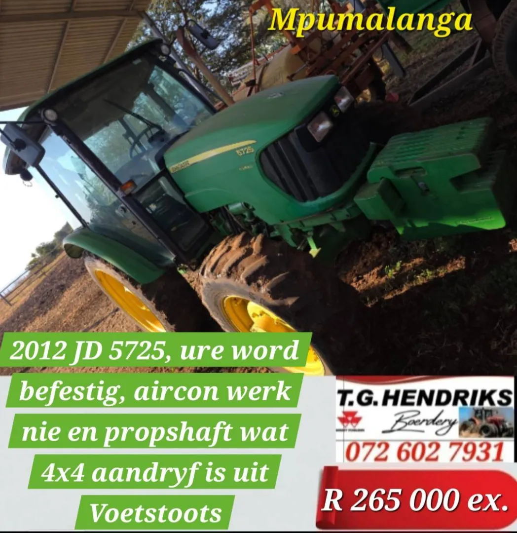 2012 John Deere 5725 | T.G. Hendriks