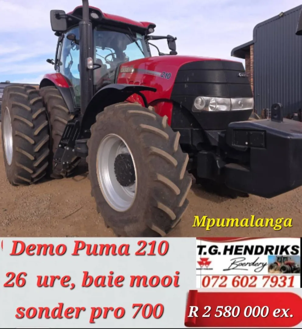 Demo puma 210 26 ure | T.G. Hendriks