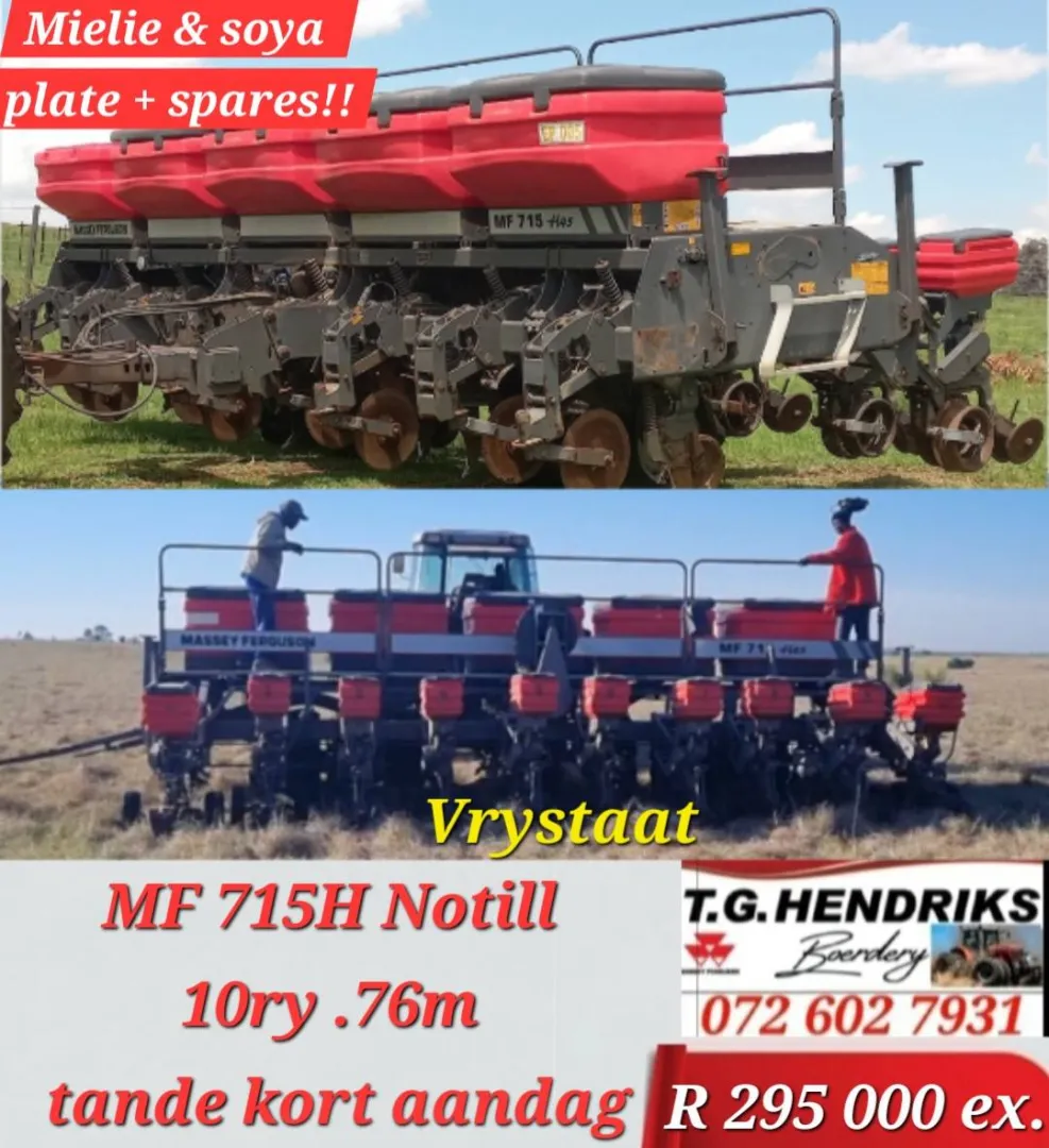 MF 715H notill 10ry.76m | T.G. Hendriks