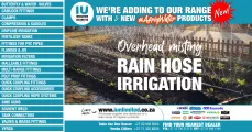 Overhead misting rain hose irrigation | Irrigation Unlimited