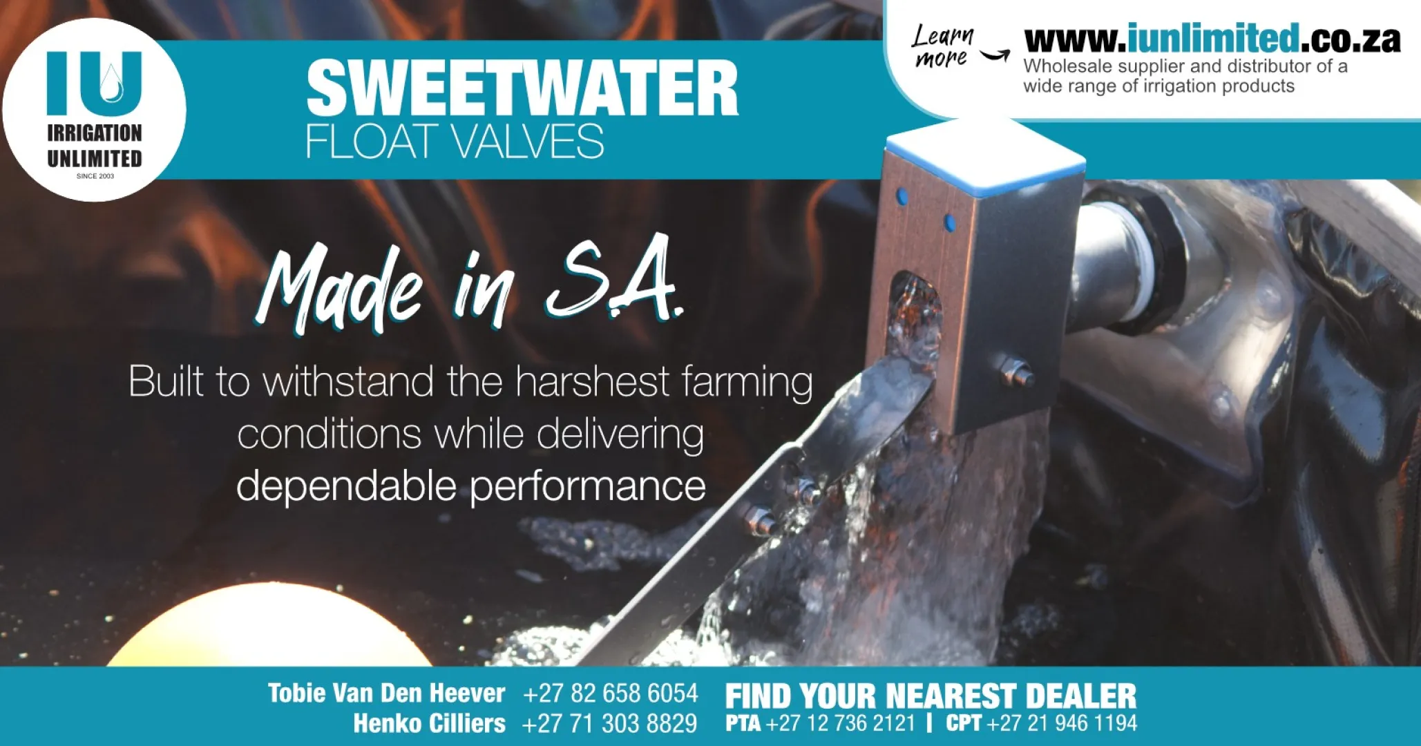 Sweetwater float valves | Irrigation Unlimited