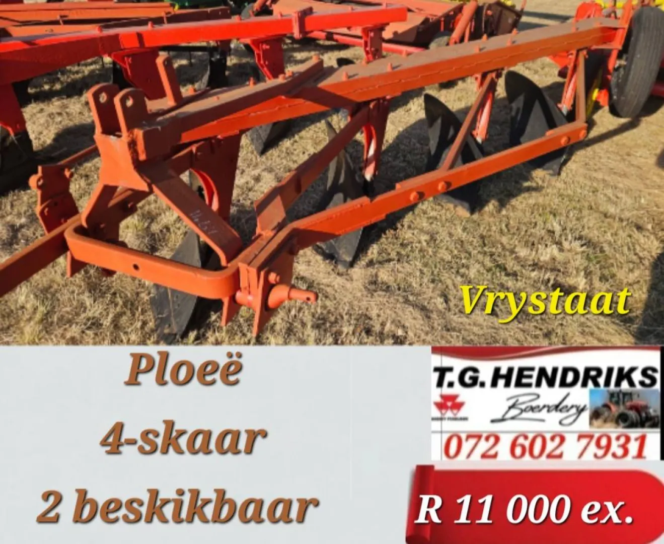 Ploee 4 skaar 2 beskikbaar | T.G. Hendriks