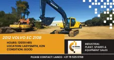2012 Volvo EC 210B | LR Diesel