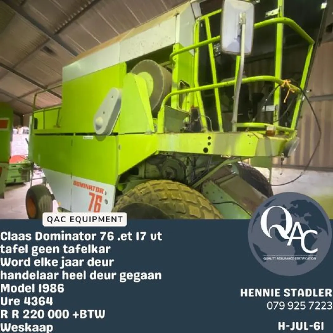 Claas Dominator 76 | QAC Equipment