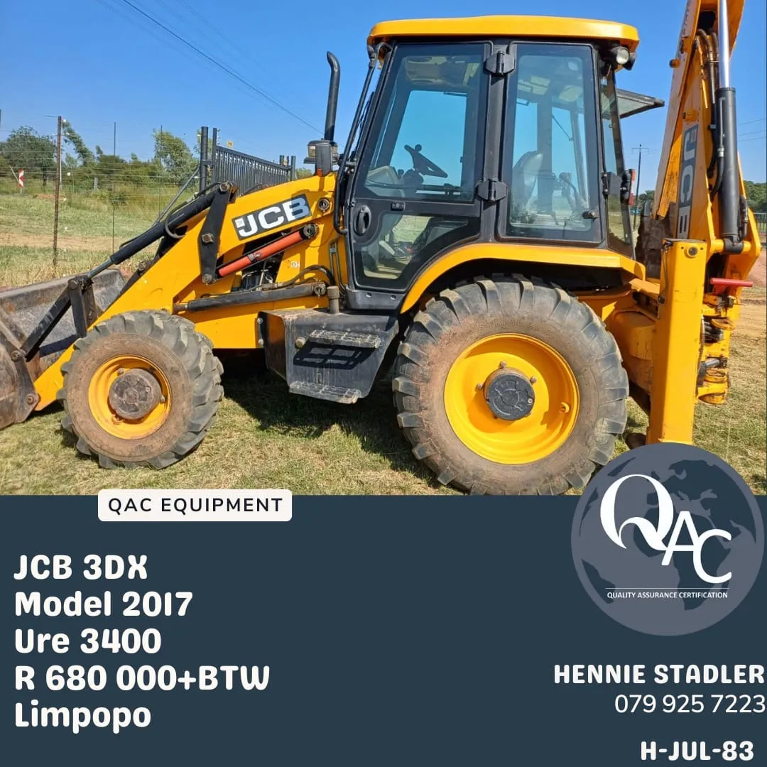 JCB 3DX Model 2017 | QAC Equipment