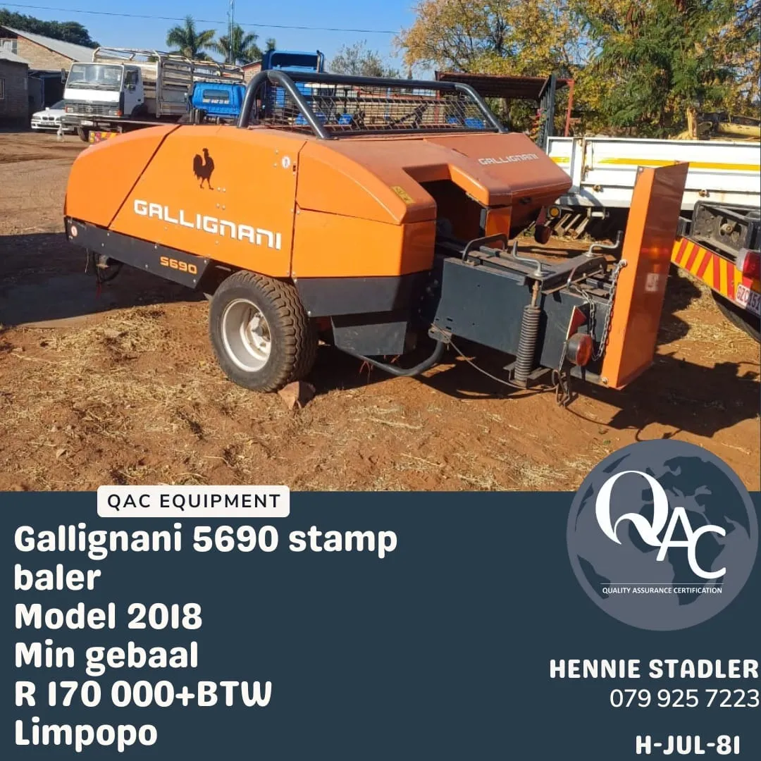 Gallignani 5690 Stamp Baler | QAC Equipment