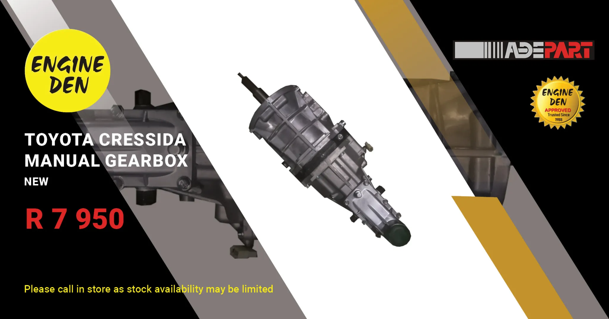 Toyota Cressida Manual Gearbox (New) | Engine Den