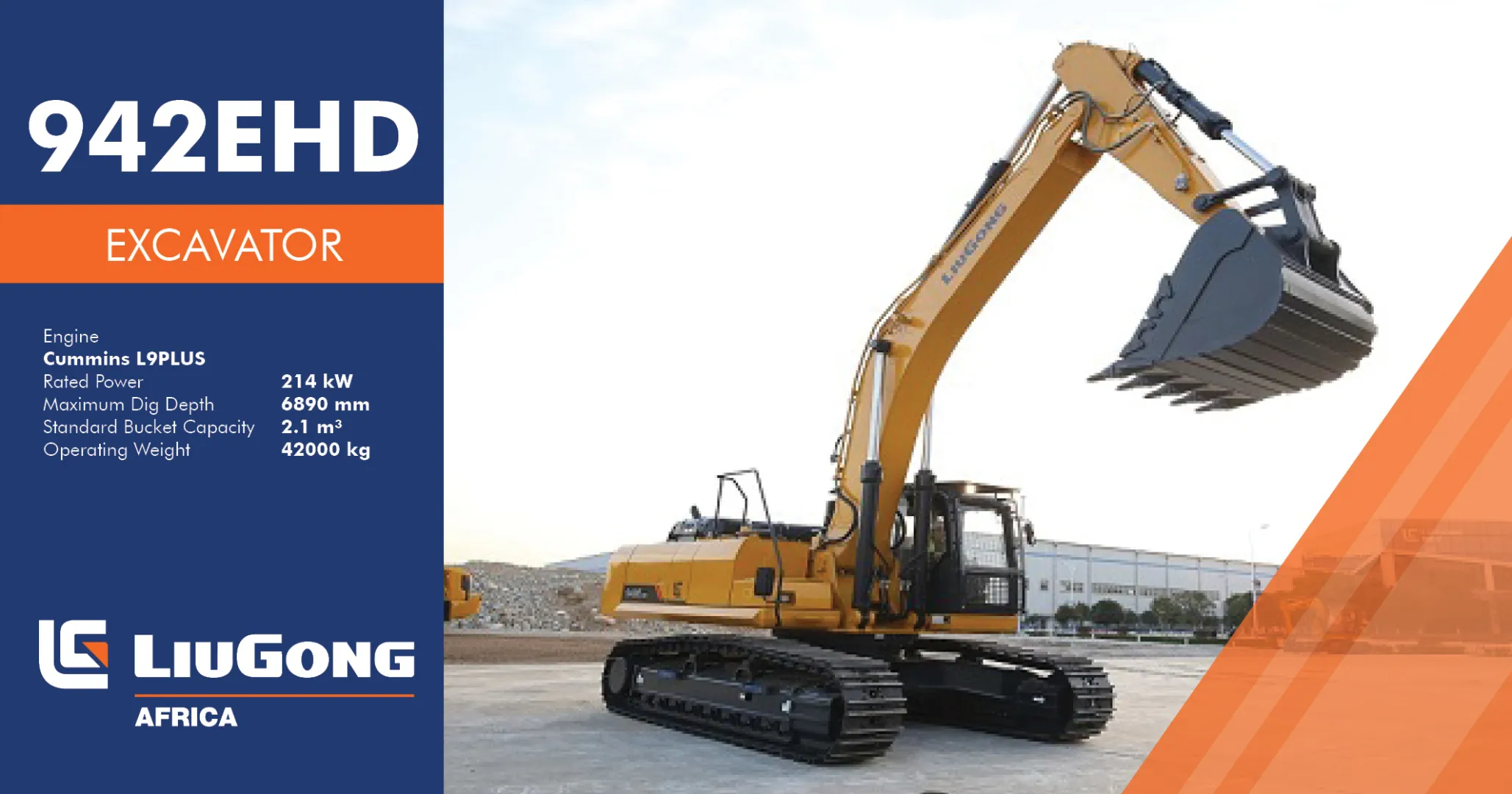 942EHD Excavator | LiuGong Africa